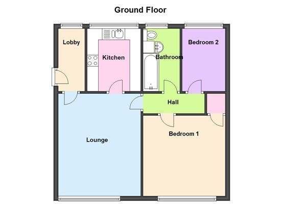 Floorplans For Ash Court, Bilton, Rugby