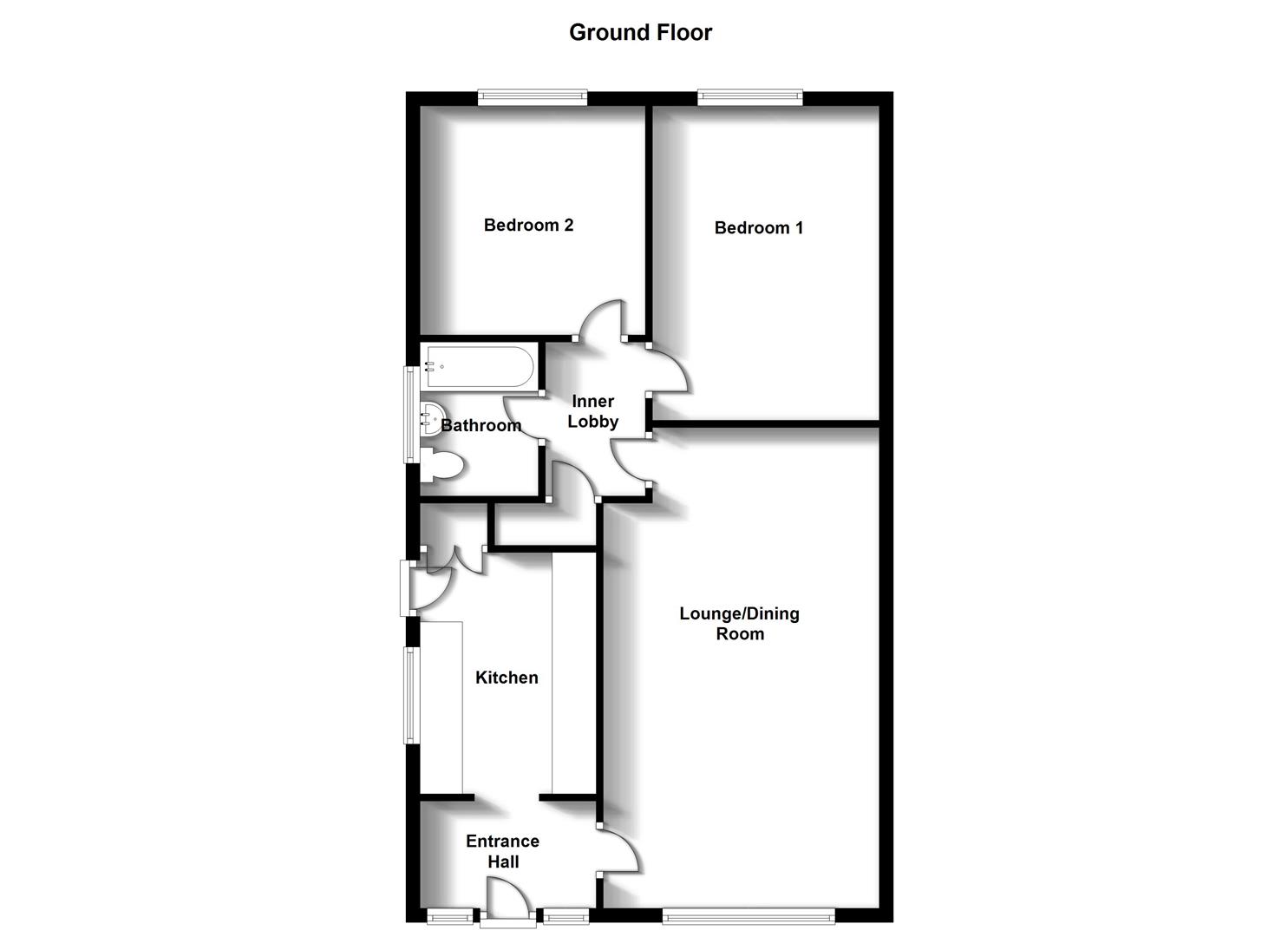 Floorplans For Arden Close, Woodlands, Rugby