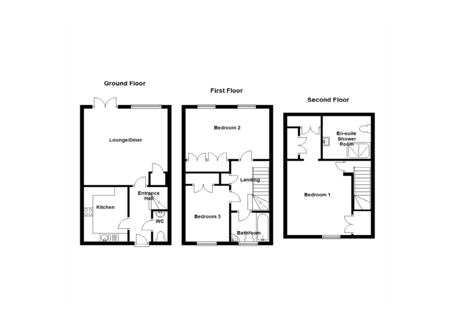 Floorplans For Tee Tong Road, Long Lawford