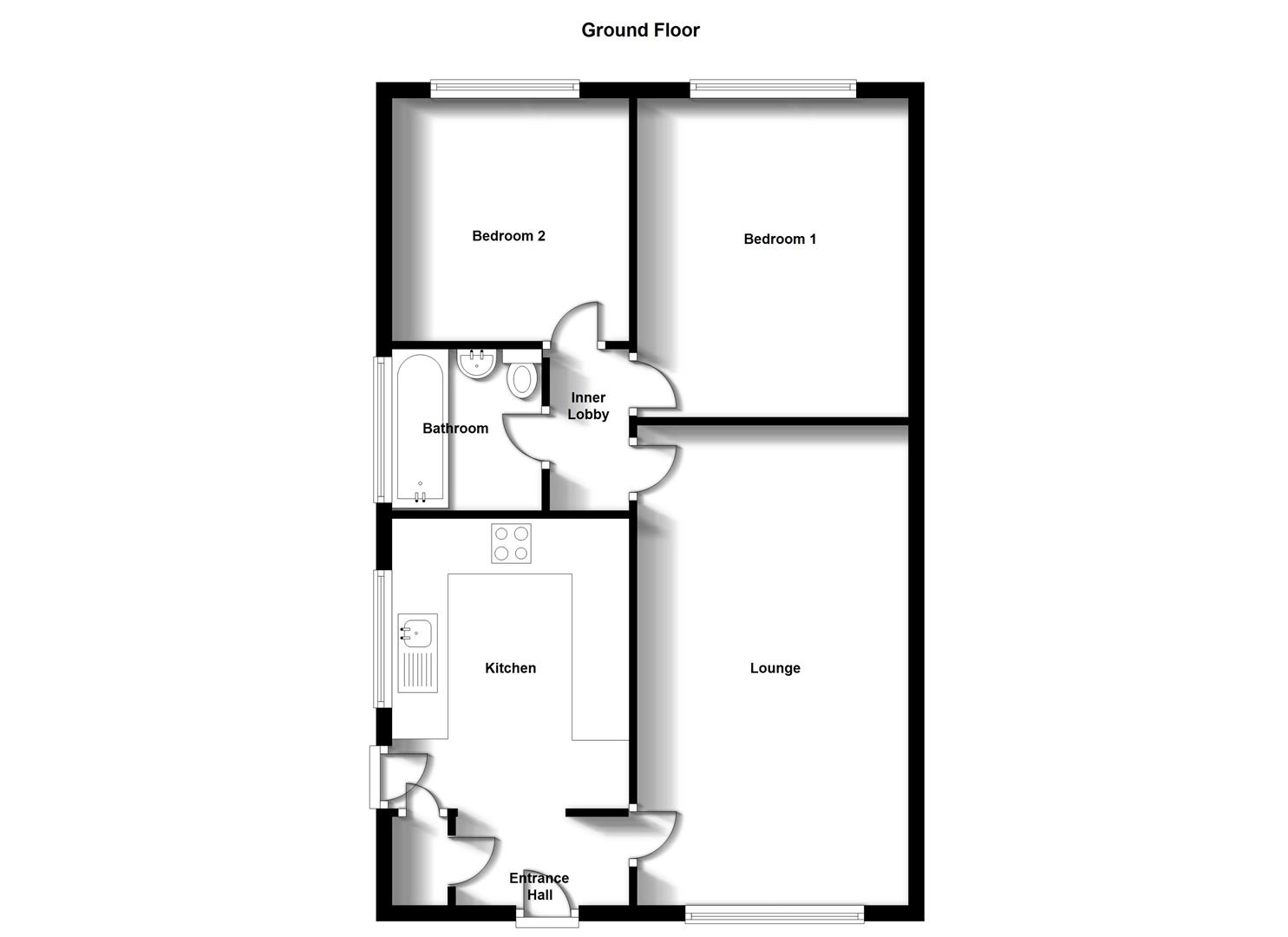 Floorplans For Capulet Close, Woodlands, Rugby