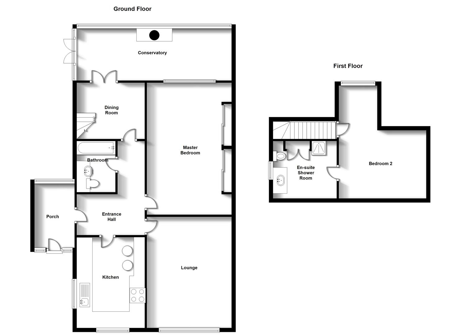 Floorplans For Freemantle Road, Rugby