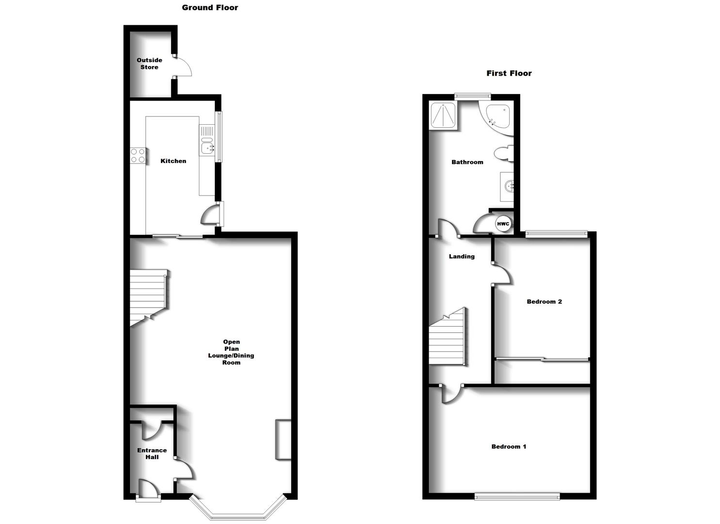 Floorplans For Paradise Street, Town Centre, Rugby