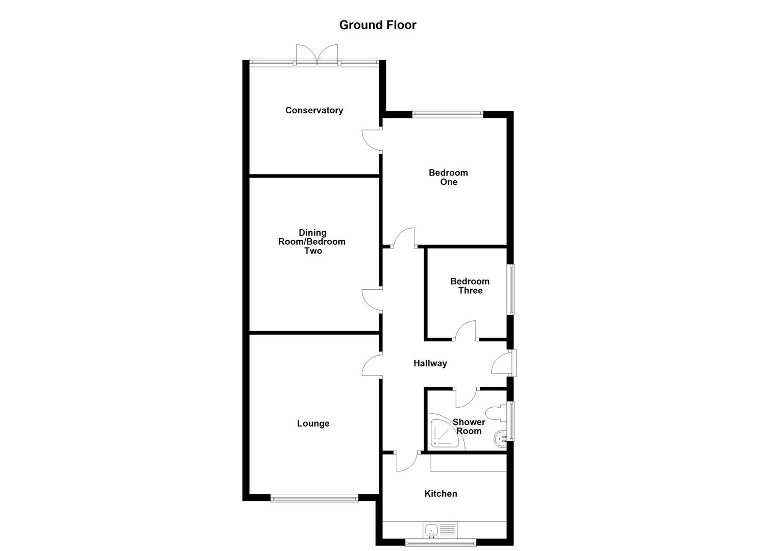 Floorplans For Beatty Drive, Bilton, Rugby