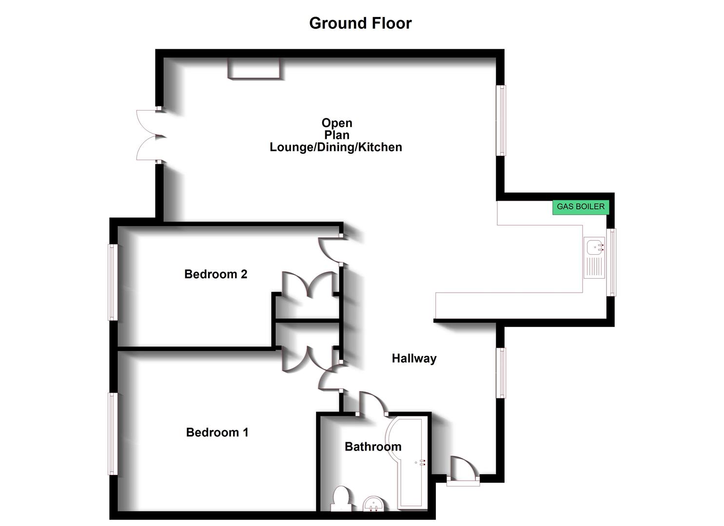 Floorplans For Avocet Close, Rugby