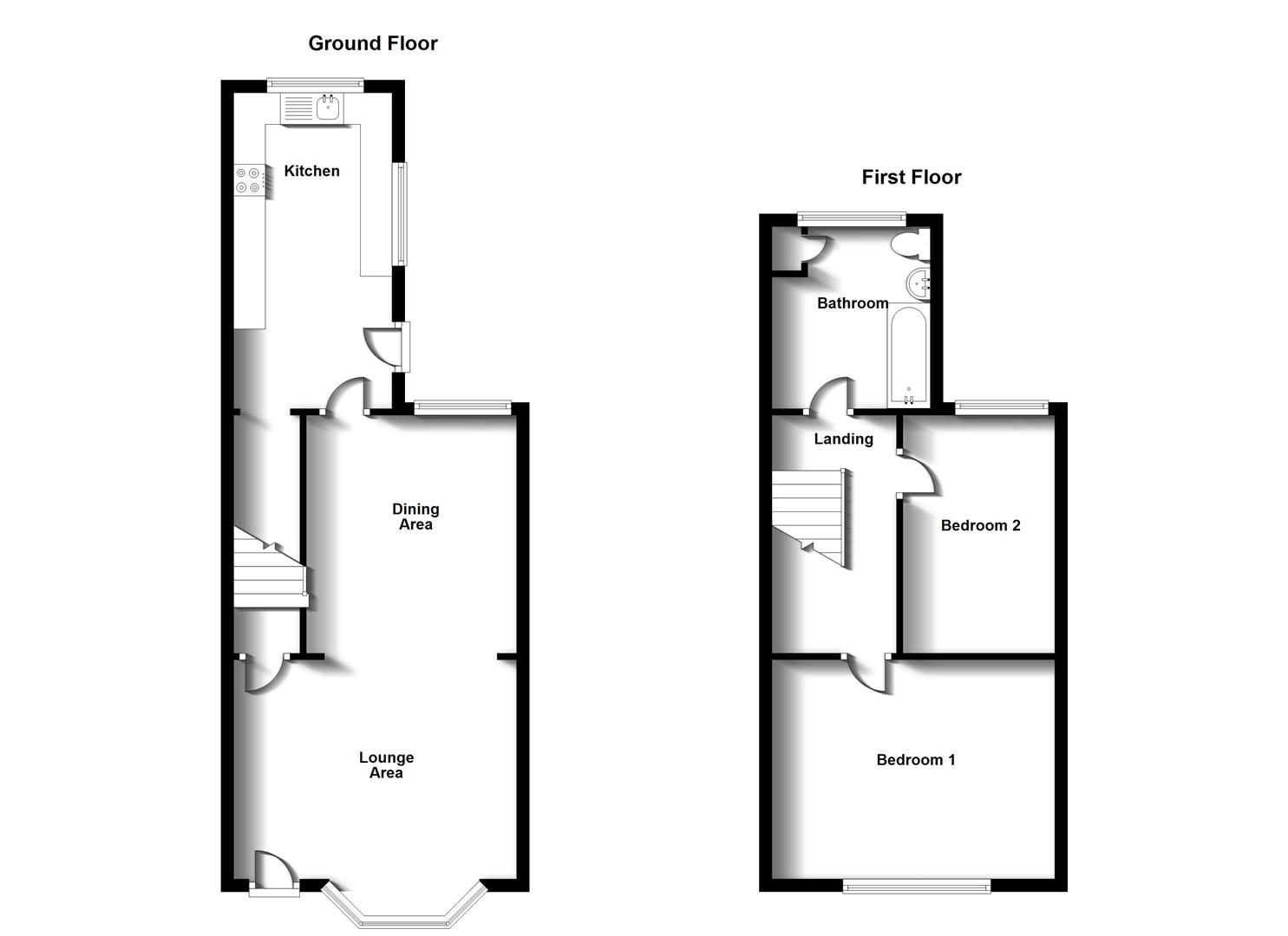 Floorplans For Bilton Road, Rugby