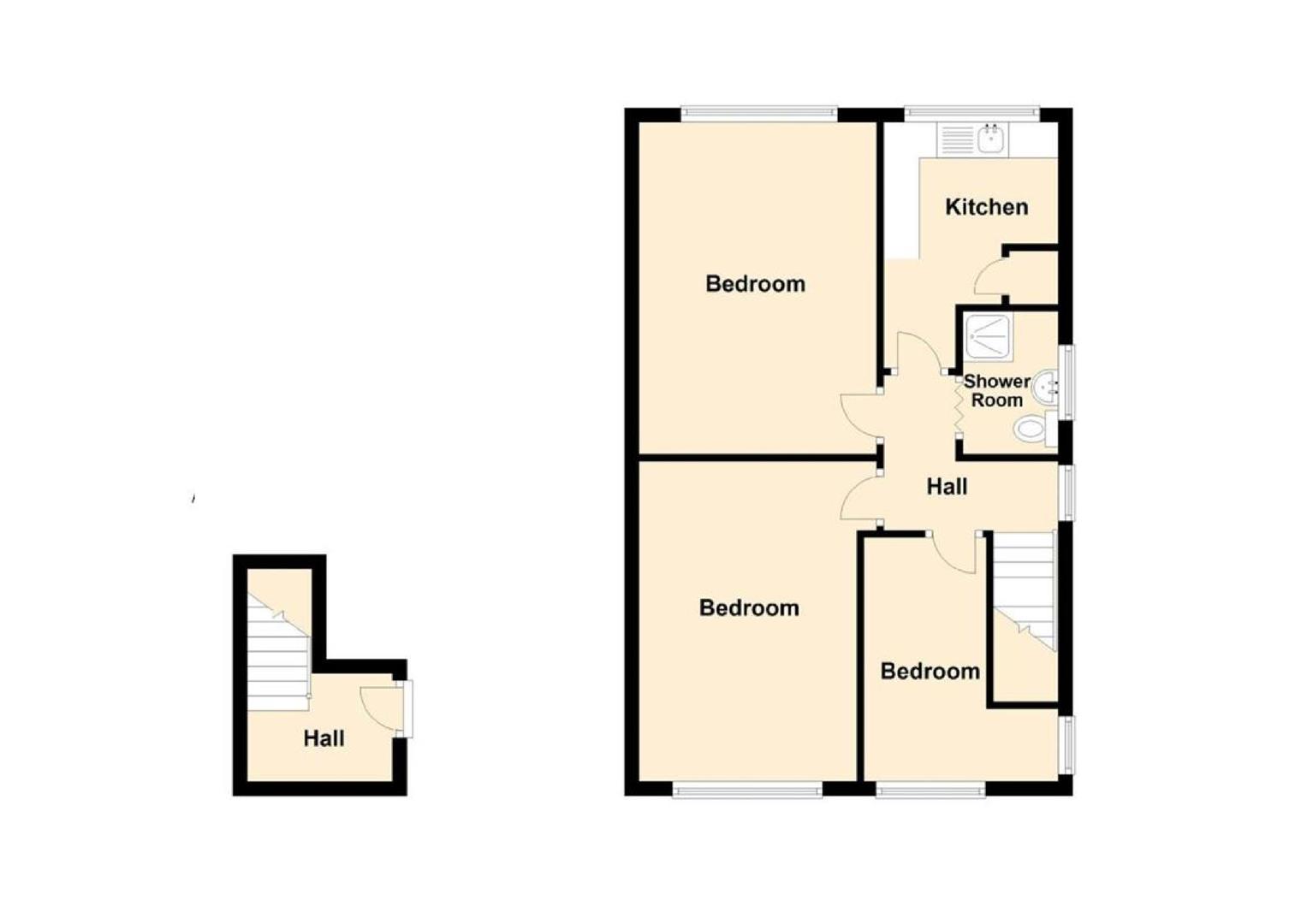 Floorplans For Evans Road, Bilton, Rugby