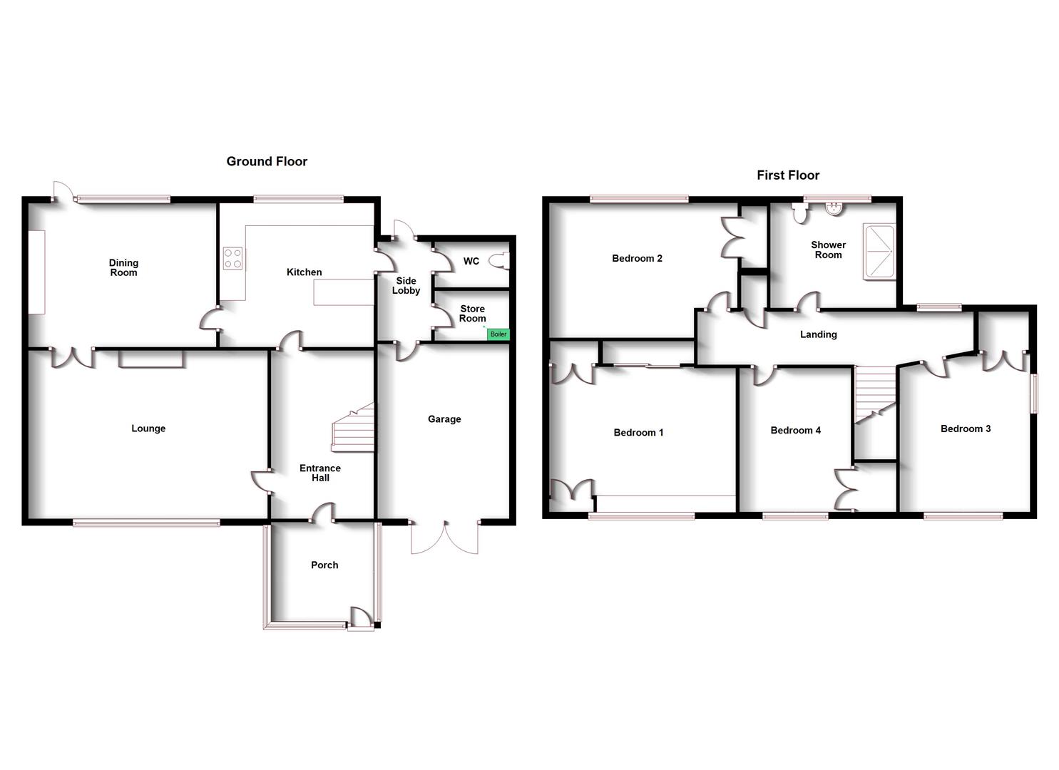 Floorplans For Alwyn Road, Bilton, Rugby