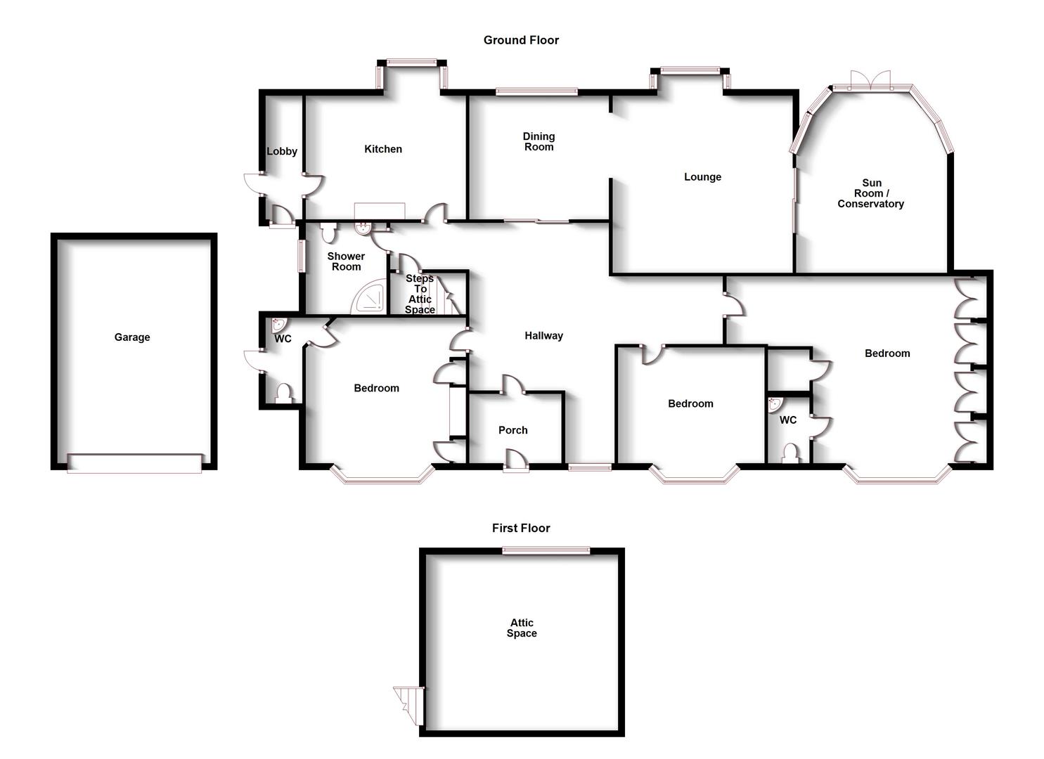 Floorplans For Sidney Road, Rugby