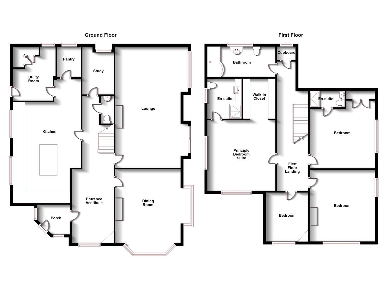 Floorplans For Dalkeith Avenue, Bilton