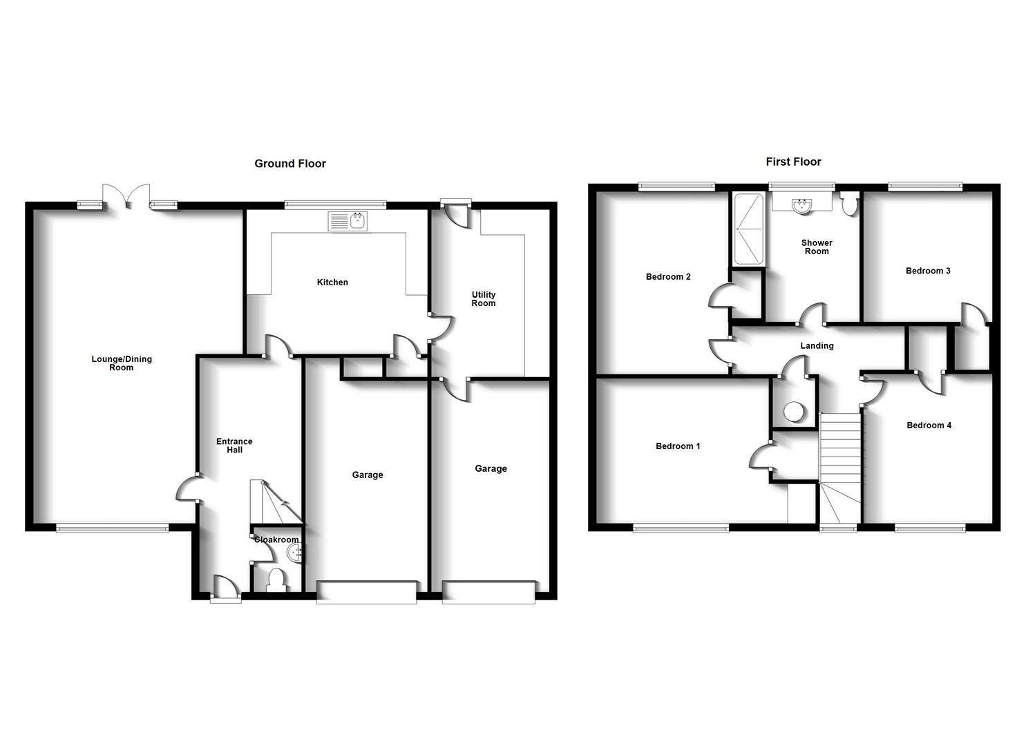 Floorplans For Alwyn Road, Bilton, Rugby