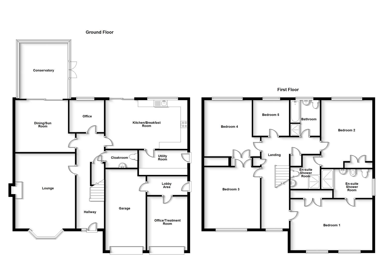 Floorplans For Gold Avenue, Cawston, Rugby